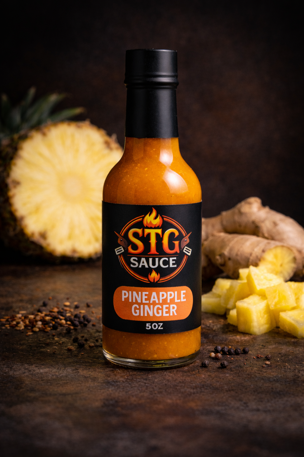STG Sauce – Pineapple Ginger Sweet Heat (5oz)