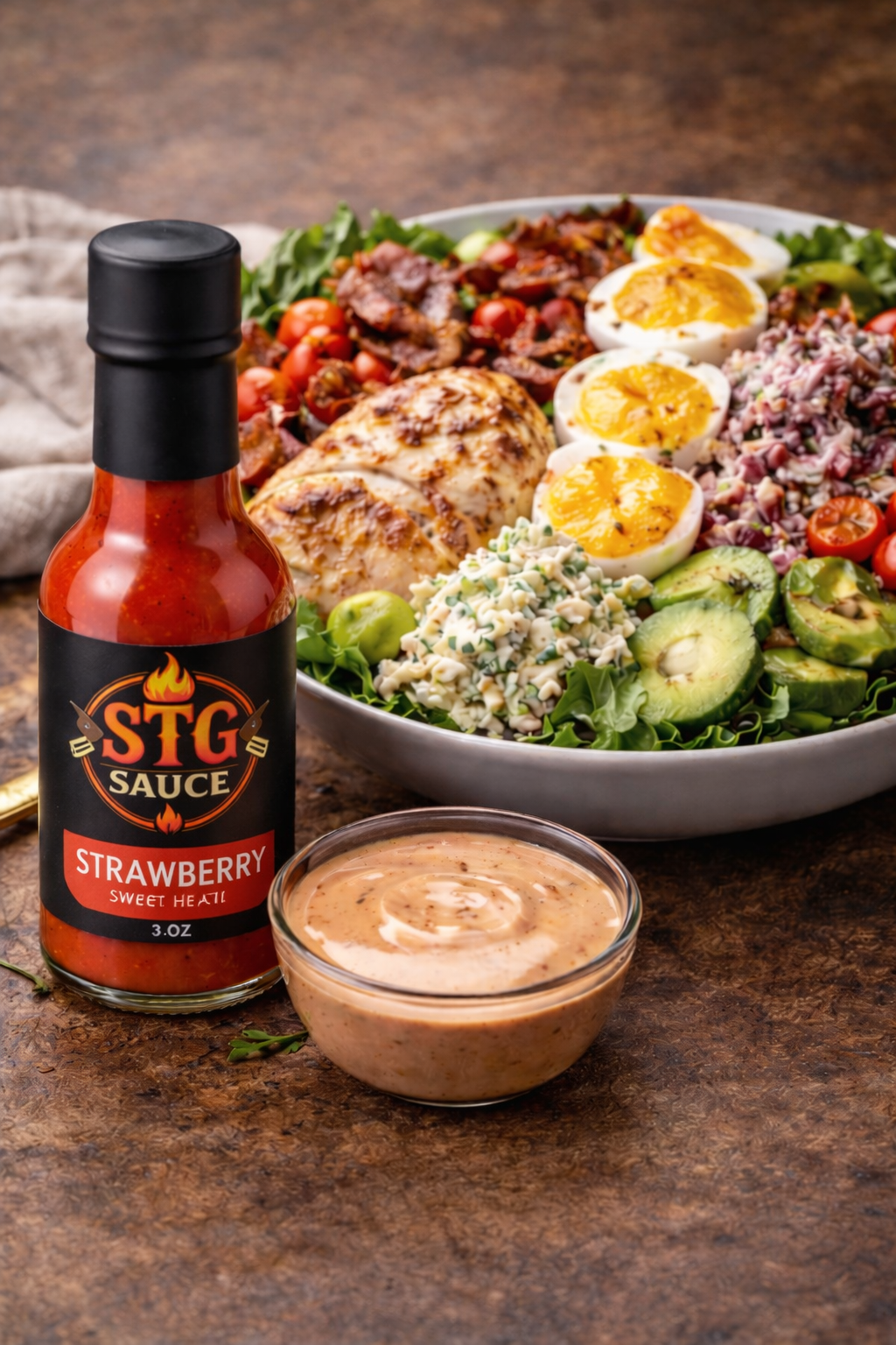 Strawberry & Peach/Power Of Two 3oz STG Sauce